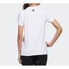 Adidas T Shirts Women's White Crew Neck Moderate Straight Fit GL5645