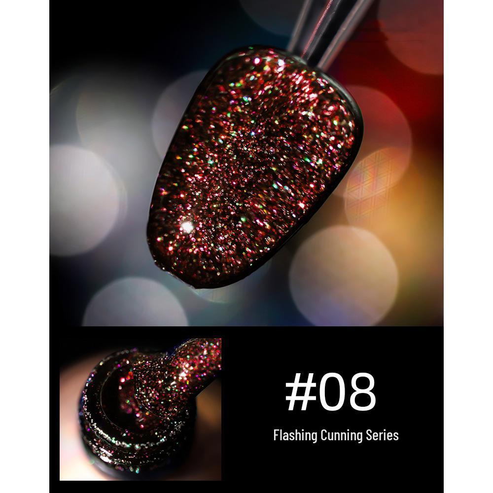 18-Color Ultra Bright Crushed Diamond Glitter Nail Gel Polish