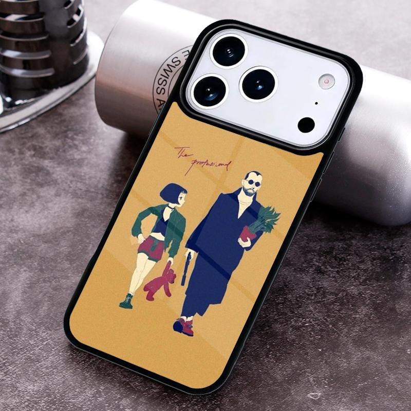 Leon Movie Phone Case for iPhone 17 16 15 Pro Max Air 14 13 12 11 Plus Shockproof Capa Cover