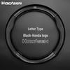 Car Steering Wheel Cover for Accord, CRV, XRV, Vezel, Spirior, and Crider - Carbon Fiber