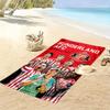 Asciugamano da Spiaggia con Logo SAFC, Asciugamano Grande Morbido ad Asciugatura Rapida per Spiaggia Campeggio Nuoto