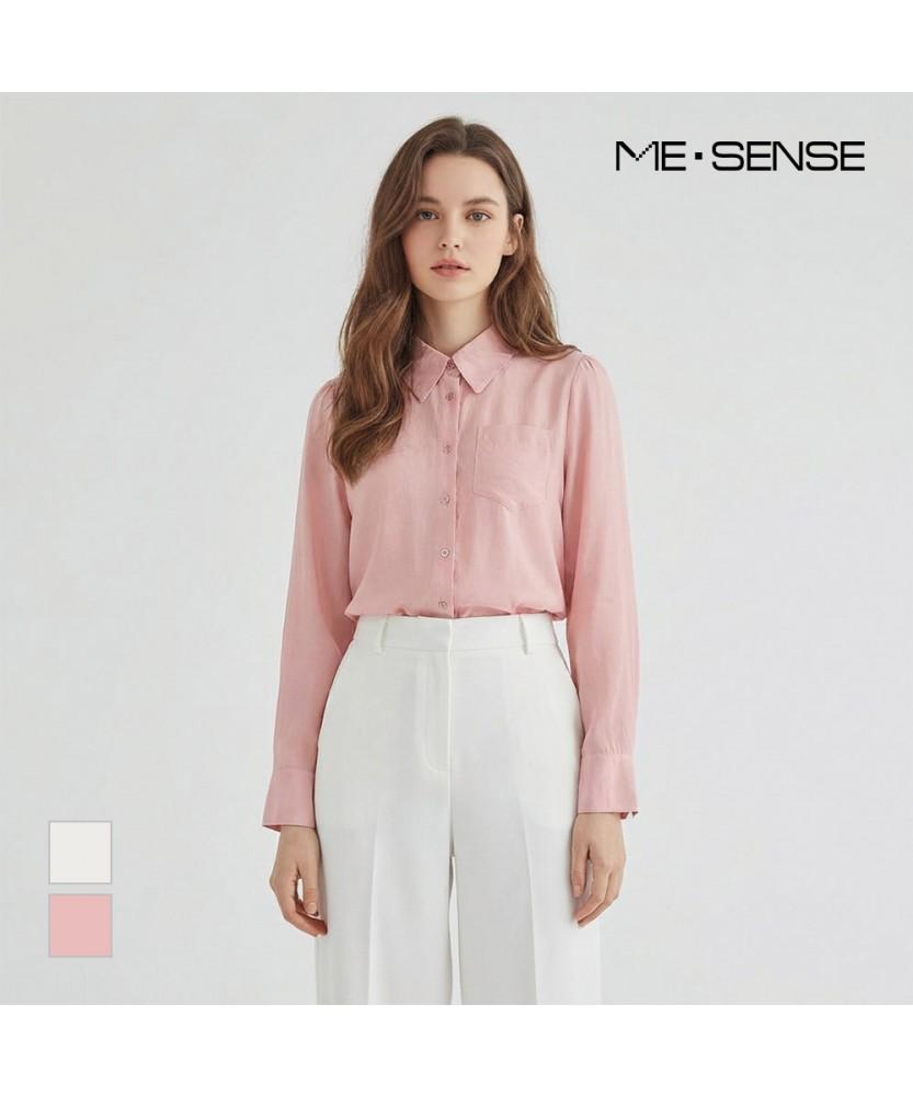 MESENSE Front Pocket Collared Blouse_Mb43Blmd01Z