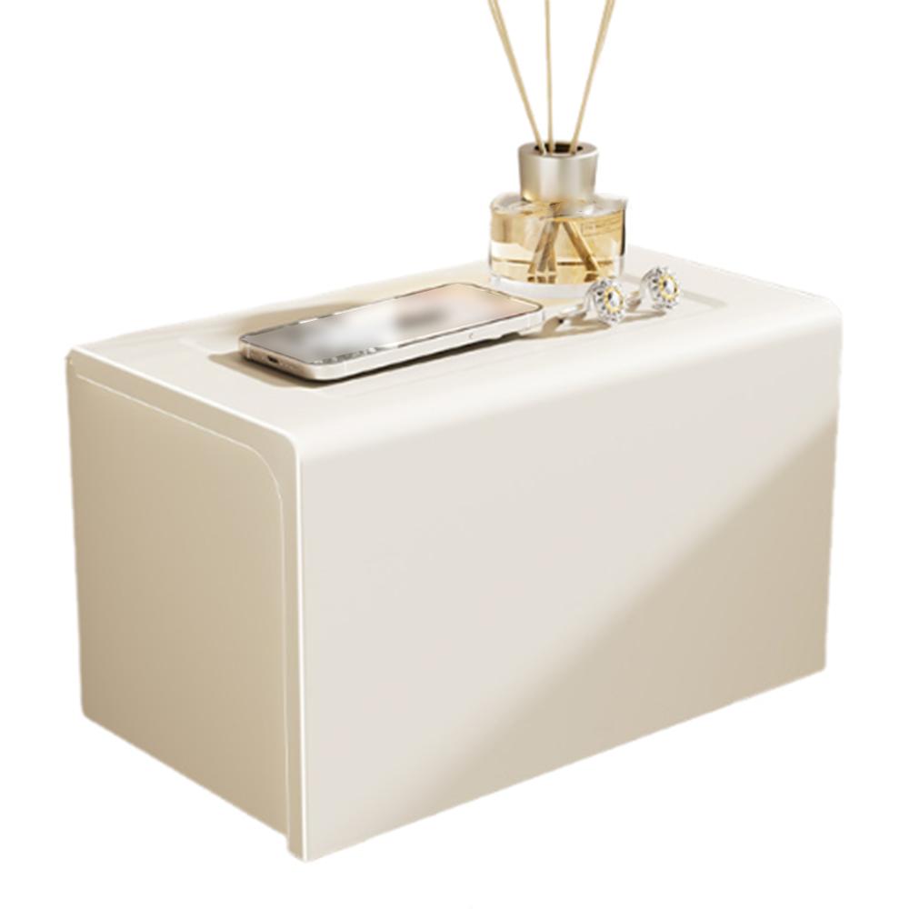 

Waterproof Roll Paper Storage Rack Punch-Free Toilet Paper Container Kitchen Supplies бежевый