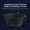 Cast Iron Charcoal Stove Stove for Simmering Tea Around The Stove Barbecue Stove Charcoal Grill for Simmering Tea Outdoor