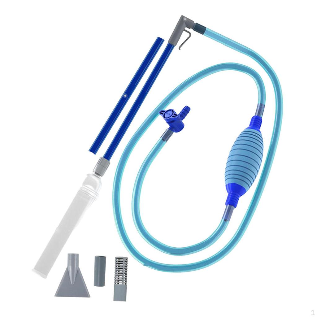 Aquarium Siphon Vacuum Cleaner Efficient Cleaning Gravel Sand Durability Accessories