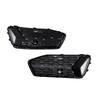 2PCS Front Bumper Grille Grill Fog Light Cover Fit A6 C8 2019-2023
