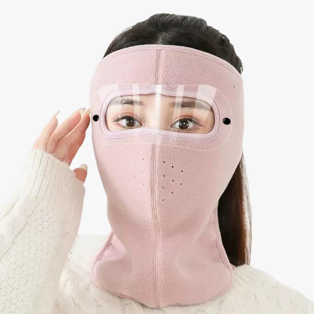 Winter Balaclava Face Mask With Detachable Anti Fog Goggle Windproof Thermal Full Face Cover For Motorcycle Skiing Men Women