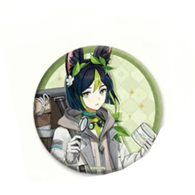 Game Yuan Shen Goods Tighnari Collei Keychain Cute Acrylic Stand Badge Collection Kawaii Desk Display Ornament Accesorios Gifts