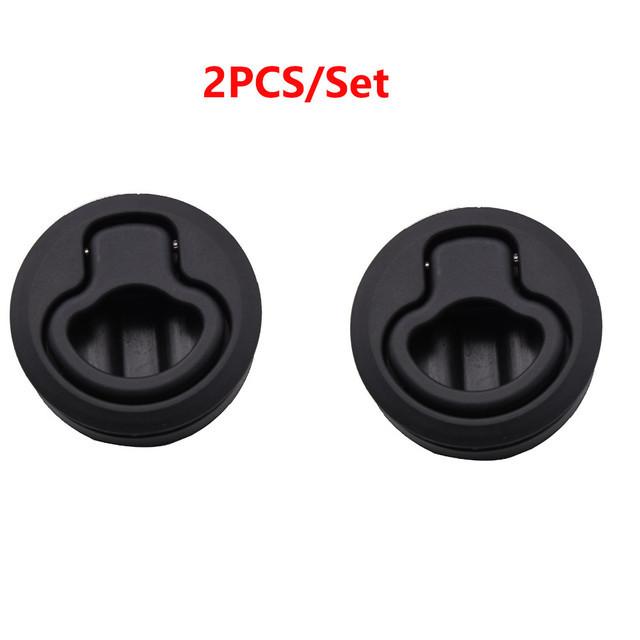 

2/4/10Pcs Round Flush Pull Slam Latch Mount Lift Pull Handle Marine RV Boat Deck Locker Accessories for Latch Round Slam 2pcs a lot
