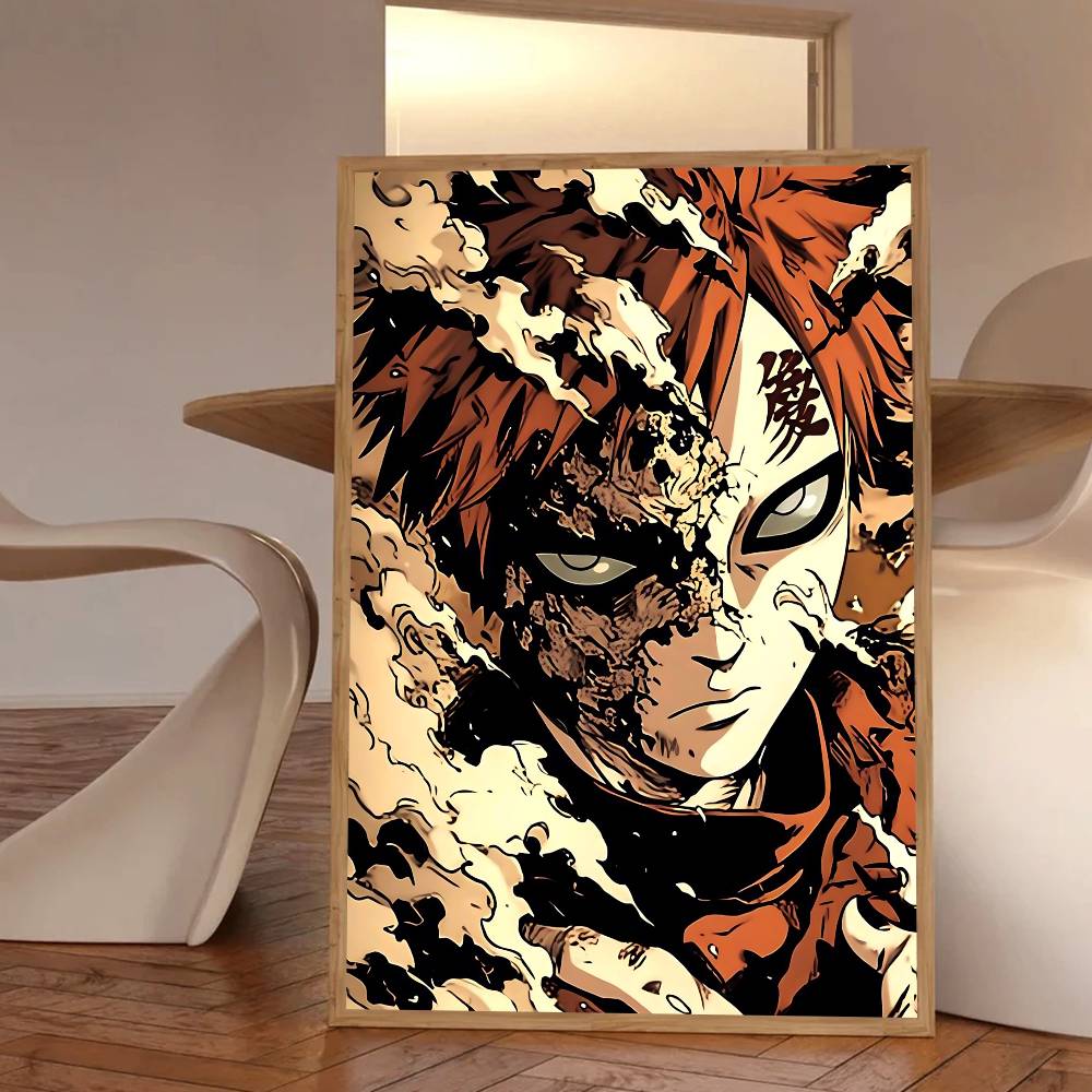 Cool Anime Character G-Gaara Posters HD Print Vintage Wall Art Decor for Home Study Room