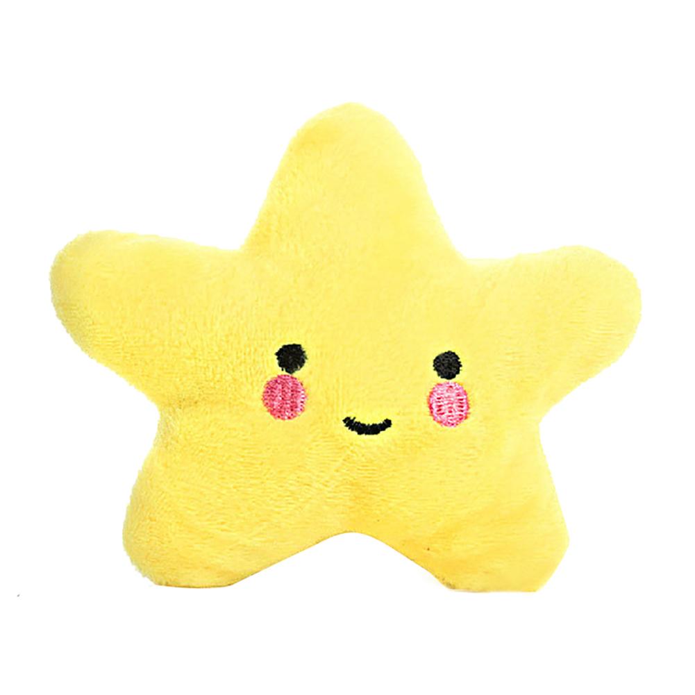 Soft Pet Star Cloud Funny Chew Play Squeaker Squeaky Cute Plush Sound Toy