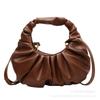 Niche design hand-held pleated small bag women's 2025 new popular retro shoulder messenger bag