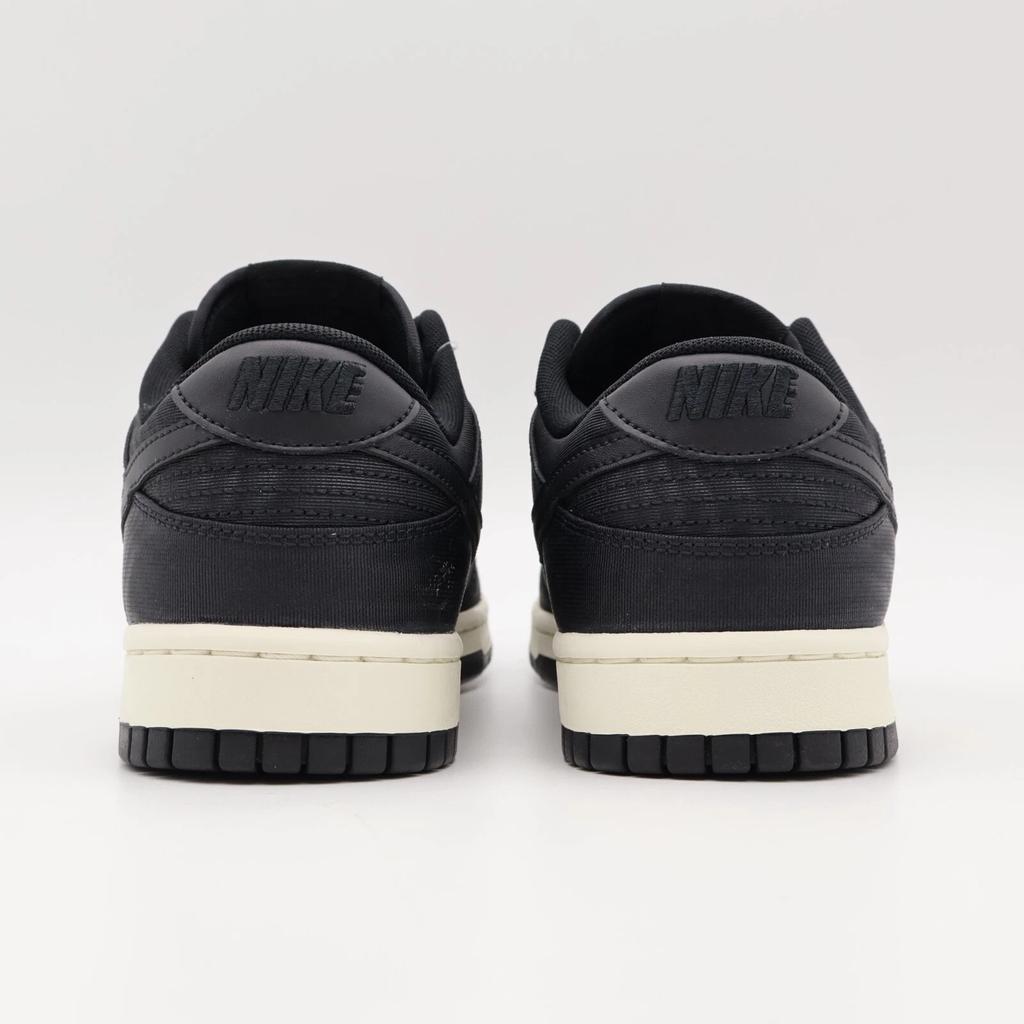 DV7211-001 Nike Dunk Low Retro PRM Black Sail Canvas (Men's)