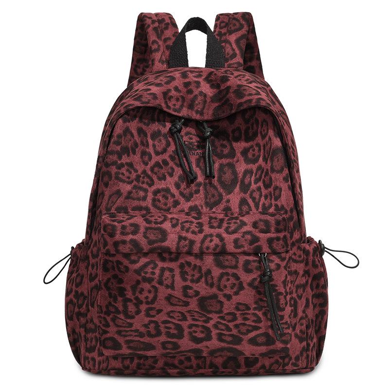 

Рюкзак у студентському стилі з леопардовим принтом 2025: Повсякденний, Велика місткість для студентів та тих, хто їздить на роботу