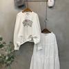C S In The Room Men vIntage letterIng Long Sleeve SweatShirt 3Color