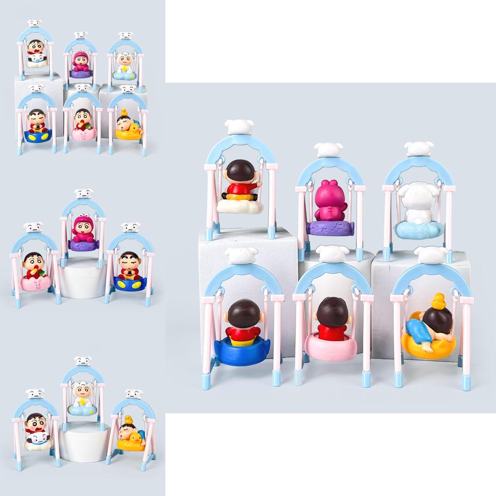 Crayon Shinchan Swing Series Pvc Collectible Toy For Fans And Kids