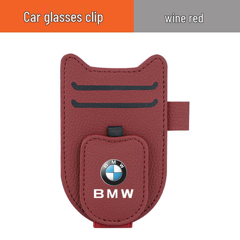 BMW Multifunctional Car Glasses Clip & Bill Holder for 1, 5, 7 Series, X1, X3, X5, and iX3 Sun Visor by Xin Yi Cheng
