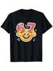 Men'S Six Seven 6 7 Emoticon Meme Graphic T-Shirt Funny 67 Number Print with Red Face And Smileys, 1% Comfort Fit Short Sleeve Round Neck Casual Tee, 