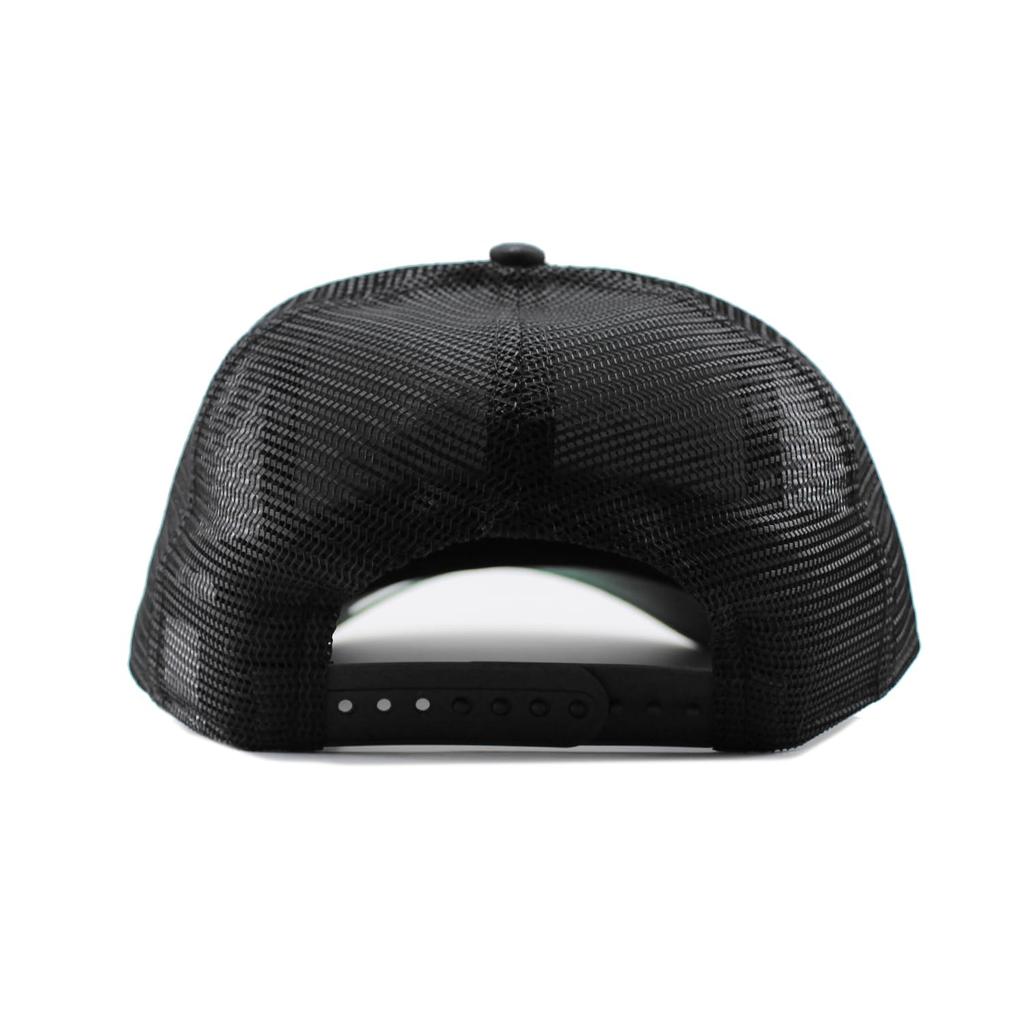 New Era Mesh Cap 9FORTY Cincinnati Reds MLB A-FRAME DENIM BLACK PATTERN COOPERSTOWN MESH CAP CINCINNATI REDS Hat 940AF A-Frame Blue [Used]