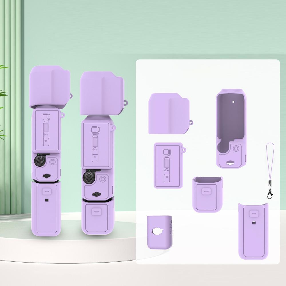 All-Round Protection Silicone Gimbal Camera Case Screen Cover for DJI OSMO Pocket3 Outdoor Shooting