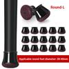 4-16Pcs Silicone Protective Cover Table Chair Leg Guards Pads Floor Protectors Anti Slip&Noise Reduction Furniture Foot Covers