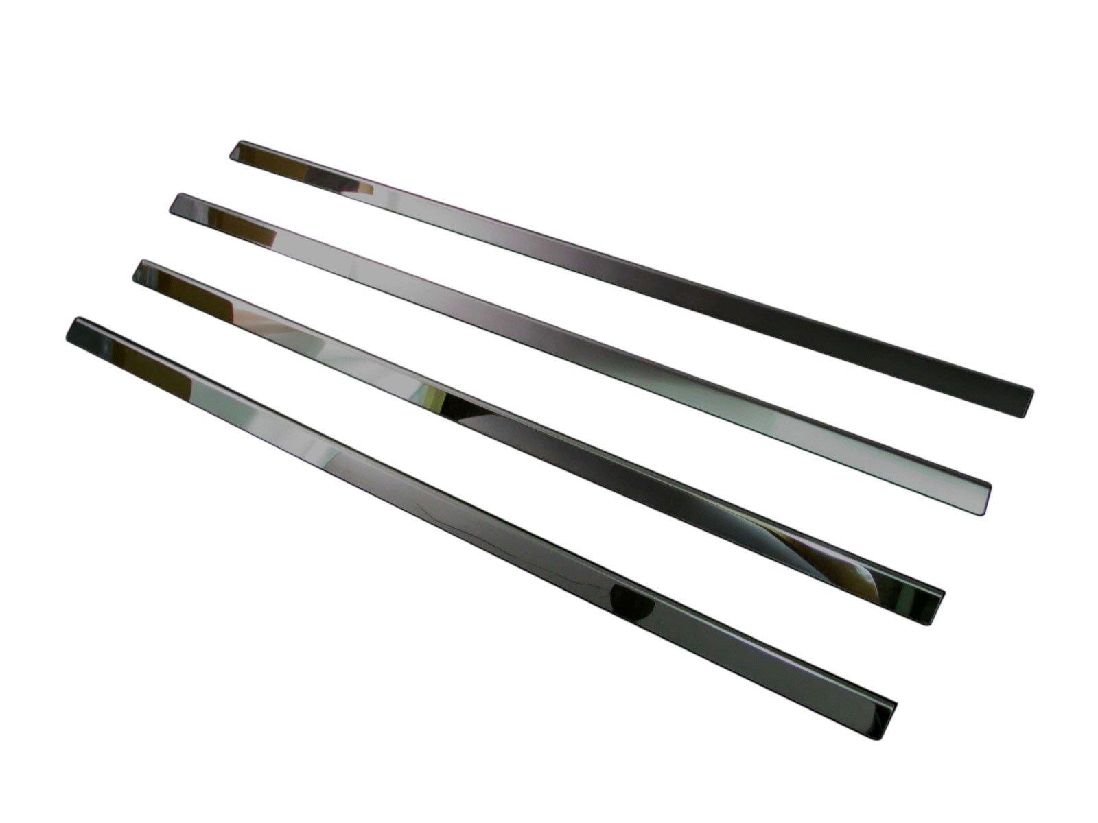 

BRIGHTZ Hijet Cargo 321 331 Супер Зеркальная Нержавеющая Сталь Черное Покрытие Молдинг Окна Без Необходимости 4 шт. S321V S331V S S321 S331 Hijet Cargo 23806 чёрный