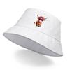 Lovely Small Yaks Bucket Hat Unisex Stylish Bucket Hats Suns-Protect Bucket Hat Woman Solid Color Sun Hat Perfect For Daily Wear