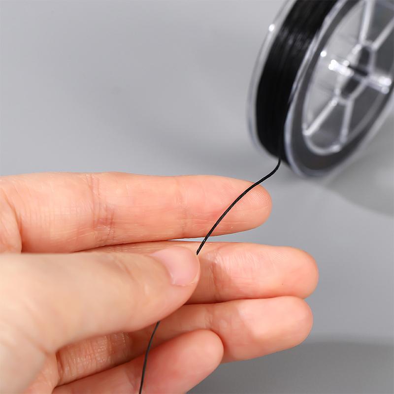 60M/Roll Full Elastic Hair Weaving Sewing Decoration Wig Hair Net Sewing Cotton Thread Thread For Making Invisible Feathered