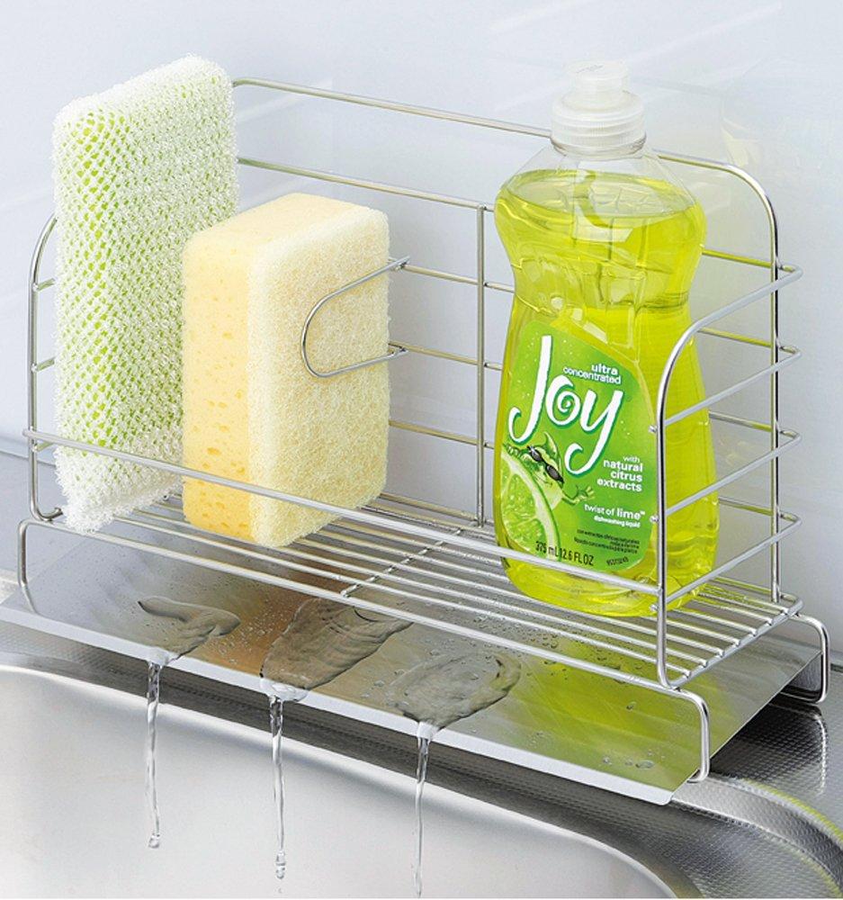 Shimomura Kihan Detergent Sponge Rack, Water Flow, Slim, Made in Japan, 35631