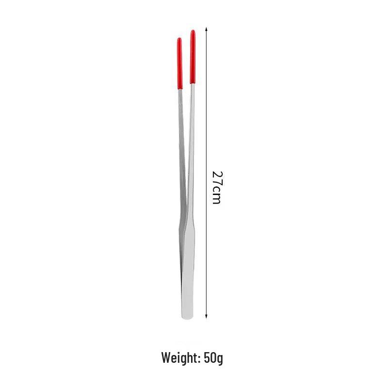 Popular Stainless Steel Tweezers with Silicone Tips for Reptile Feeding and Aquatic Plant Care
