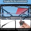 2 Pack UTV Windshield Wiper Kit - Hand Operated Manual Windshield Wiper For Polaris RZR Ranger, Can Am Maverick, Honda Pioneer & Golf Cart