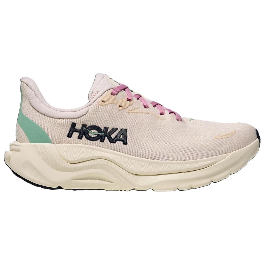 New HOKA ONE ONE Anti Slip Wear Resistant Low Top Running Shoes Women's Beige 1168691-RCRM