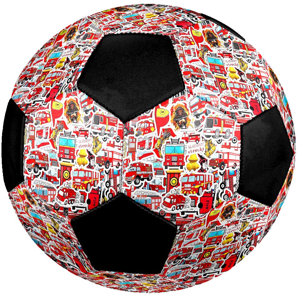 fire truck Theme Size 5 Soccer Ball, Suitable for Both Indoor and Outdoor Matches, a Gift Suitable for Everyone.