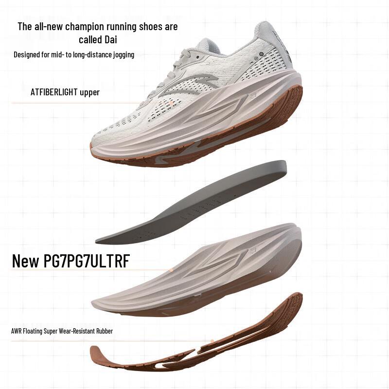 

ANTA PG7 Women s Champion 4 Cushioned Running Shoes 38 (US Women s 7)