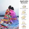 Digital Circus Customize Your Name Blanket Lightweight Customizable Blanket Durable Comfort Great for Livingroom Chair Home Decor Seaside