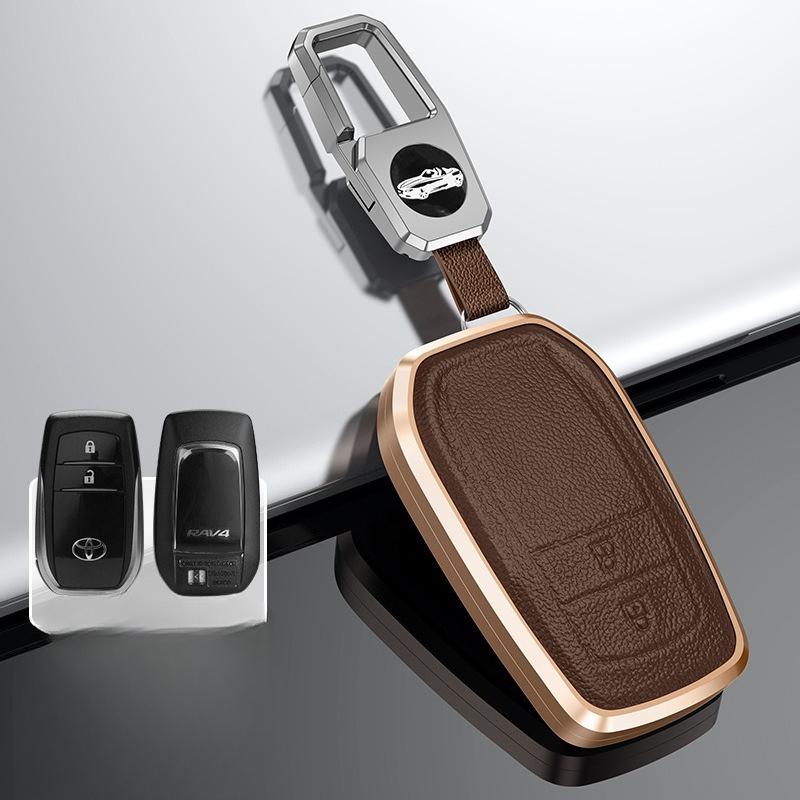 Applicable Toyota Highlander Key Bag Camry Crown Corolla Reling Prado Car Metal Key Set