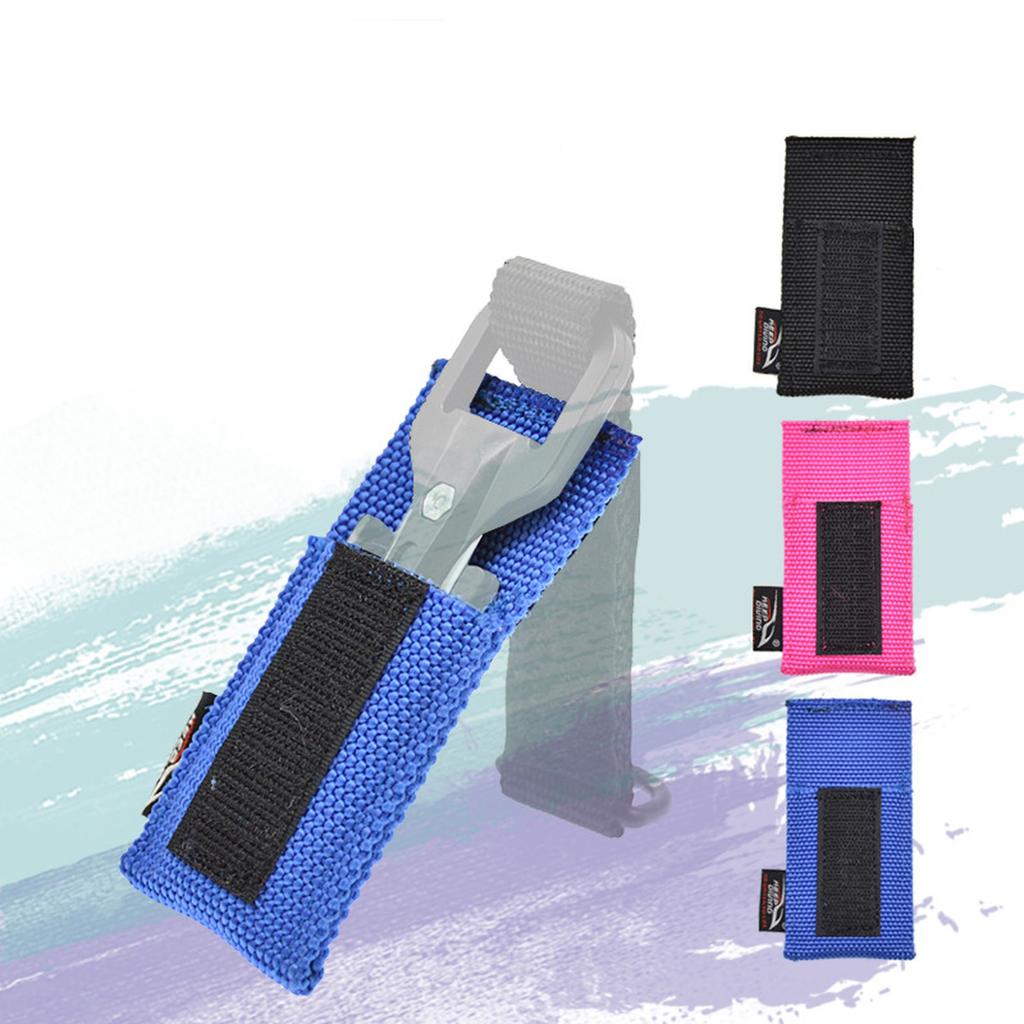 1 Pcs  Diving Underwater Cutting Special Knife Cutter Cover Can Be Worn Through 5CM Webbing Wear-resistant Nylon Cover