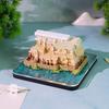 3D Memo Pad Custom Sticky Note Ancient Town Paper Note Pad Desk Decoration Creative Stationery Gift for Kids Birthday Christmas