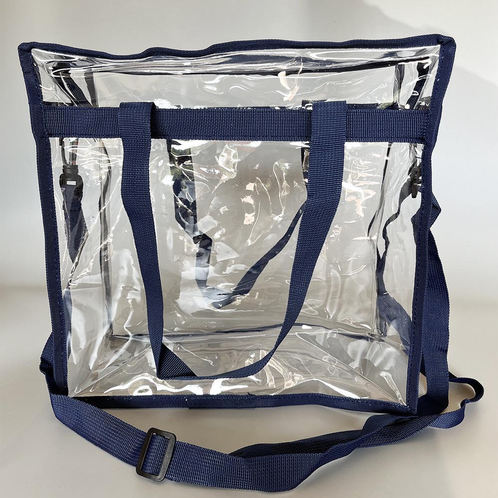 PVC Tragetasche: Vielseitige Umhängetasche für Shopping, Konzerte, Strand und Reisen