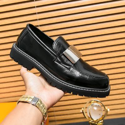 Modne Wiosna Jesień nowe wysokiej jakości ręcznie robiona podeszwa męskie mokasyny niska cholewka masująca podeszwa męskie buty business casual buty do dojazdów do pracy