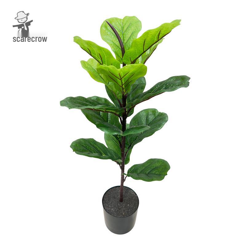 Luxuriöser Geigenfeige Kunstbaum für elegante Wohnzimmerdekoration