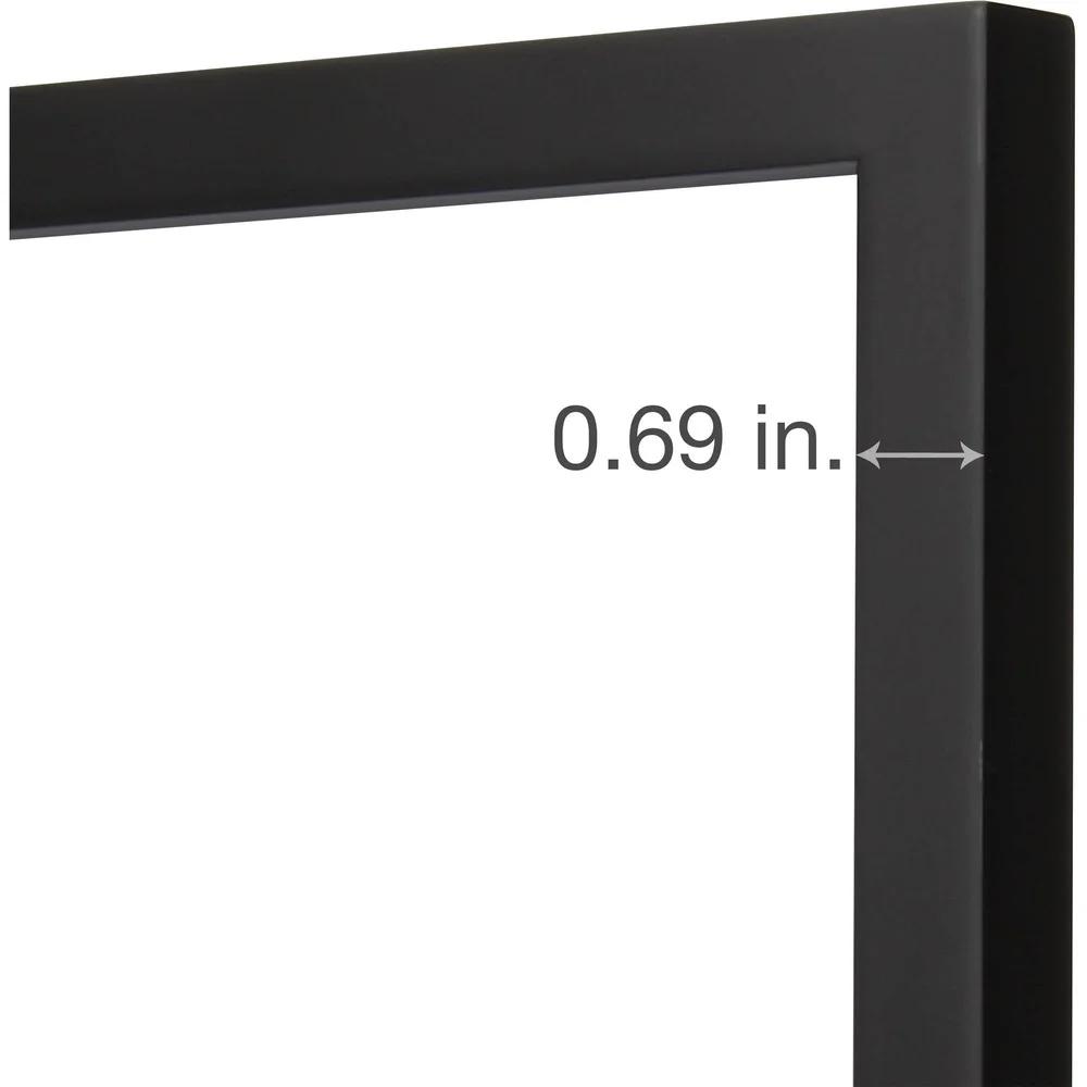 5x7 Picture Frame Set of 2 Tabletop or Wall Display Durable Wood Photo Frames Glass Included