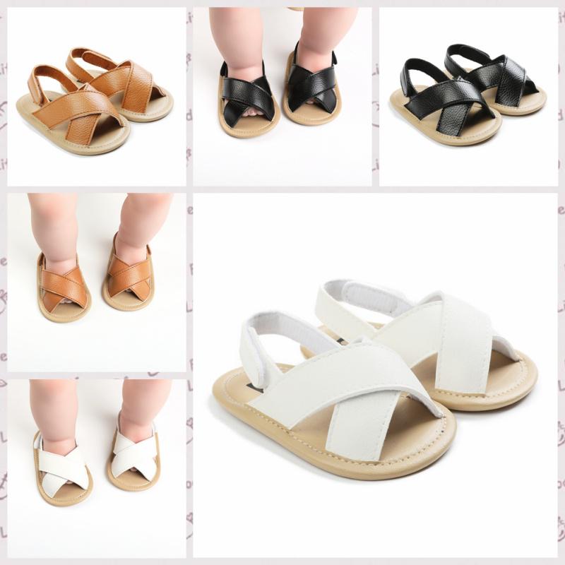 Summer Baby Boys Breathable Anti-Slip Shoes Tassel Design Sandals 