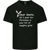 Santa Claus Naughty Girls Funny Christmas Mens Light Cotton T-Shirt Unisex T-Shirt