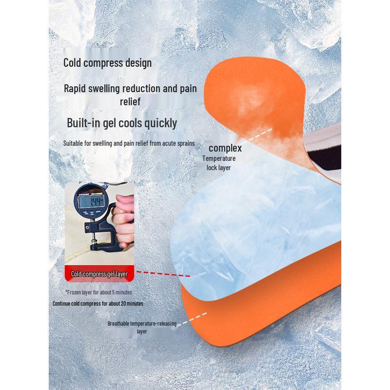Wrist Support Gel Ice Pack for Sprain, Injury & Pain Relief