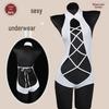 Tight Temptation Bandage Cutout Leotard Cosplay Set