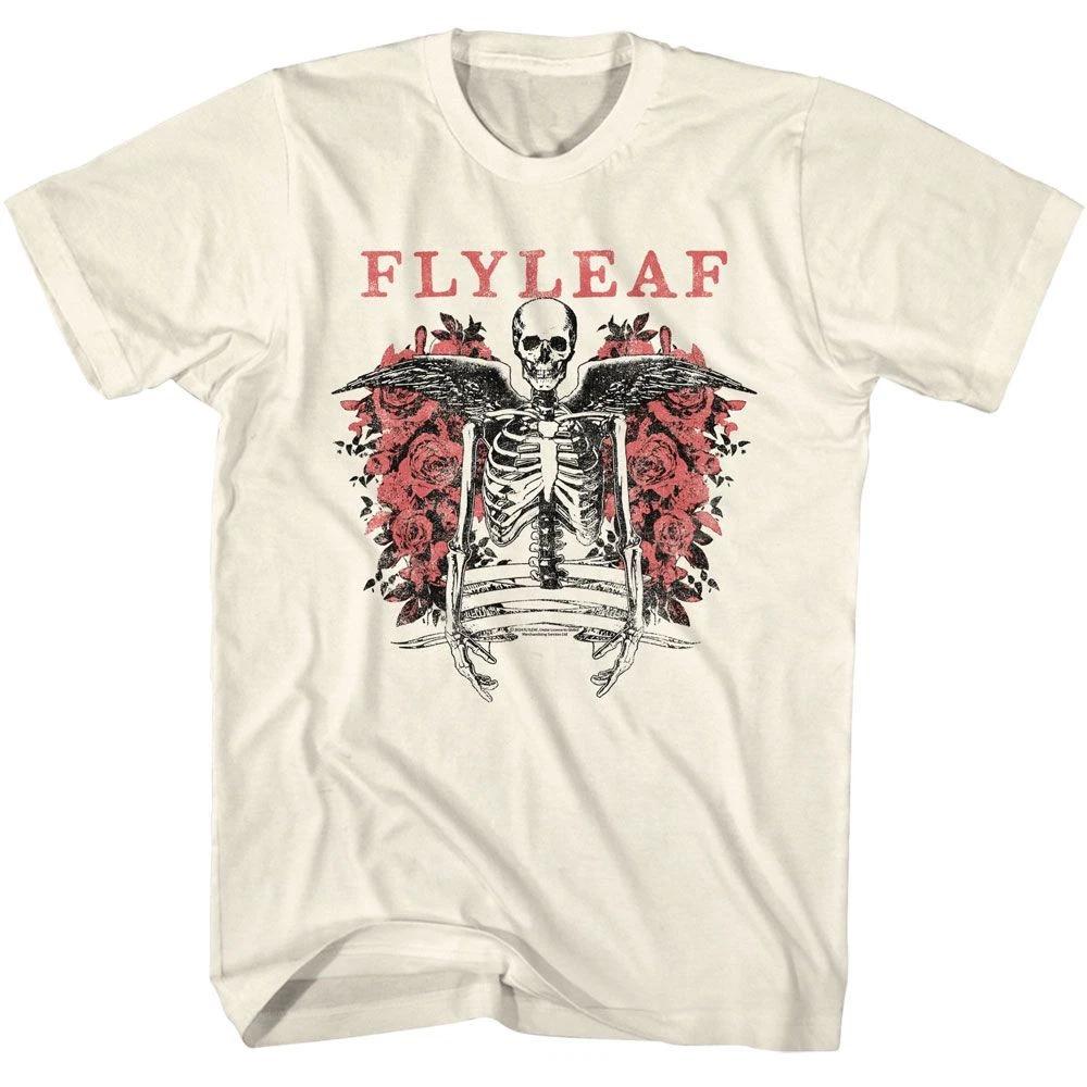 Fly Leaf Winged Skeleton Natural Music  Children s T-shirt 100
