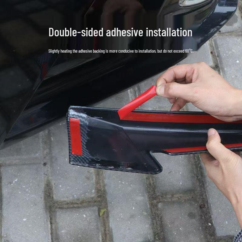 Asian Dragon Front Bumper Corner Protector Lip - Anti-Collision Strip, Front Face Modification Accessories for 24 Models