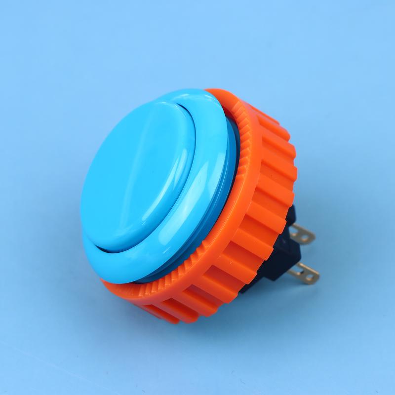 Obsn Original Japan Screw Type Round Push Button Arcade Zero Delay For Pc Joystick Ps3 Xbox Arcade Game Machine синий