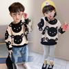 Korean Kids Thin Sweatshirt Spring Autumn Fashionable Top For Boys And Girls Casual Trendy Baby Clothes
